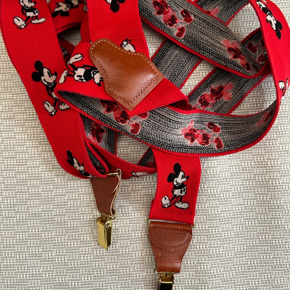 Vintage Disney suspenders Mickey Mouse!!!!